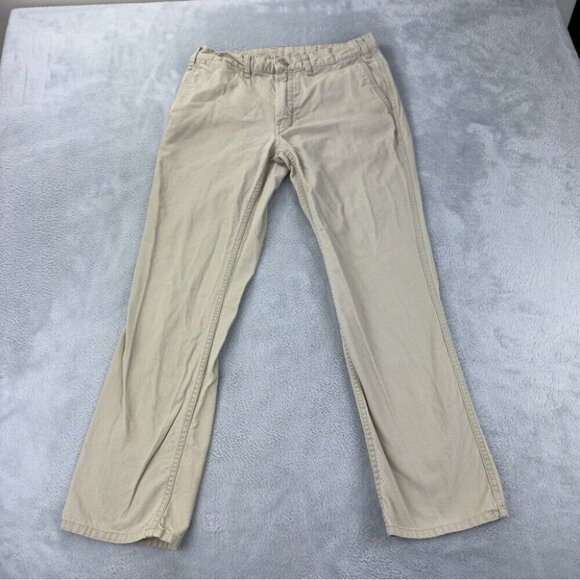 Patagonia Men's Sz 30 Shortx28 Beige Straight Duck Fit Pant Organic Cotton 55875 - Picture 3 of 11
